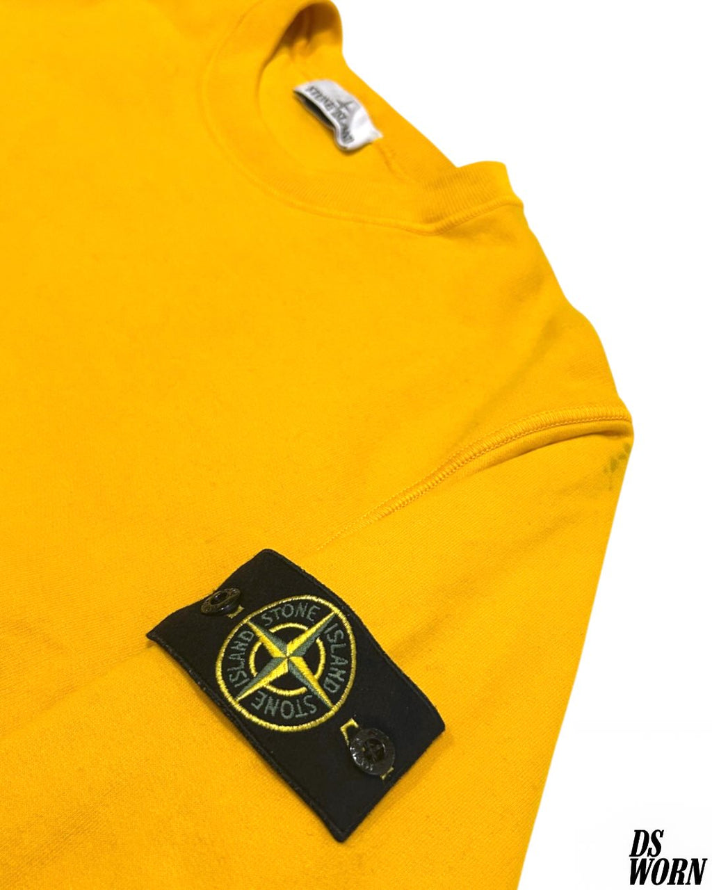 Stone Island Crewneck Sweater Yellow L