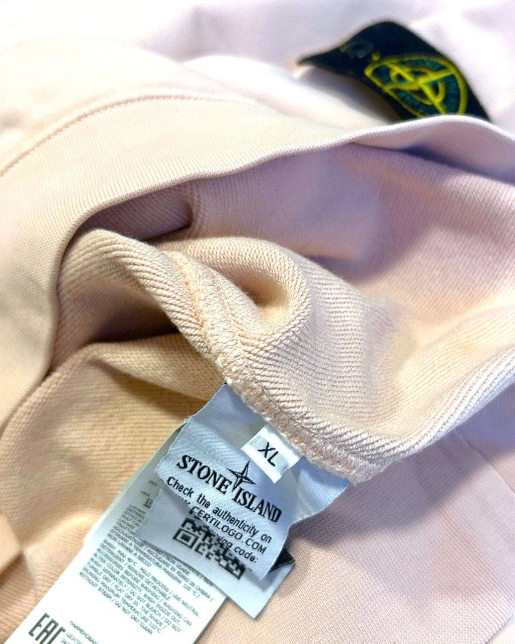 Stone Island Crewneck Sweater Light Pink XL