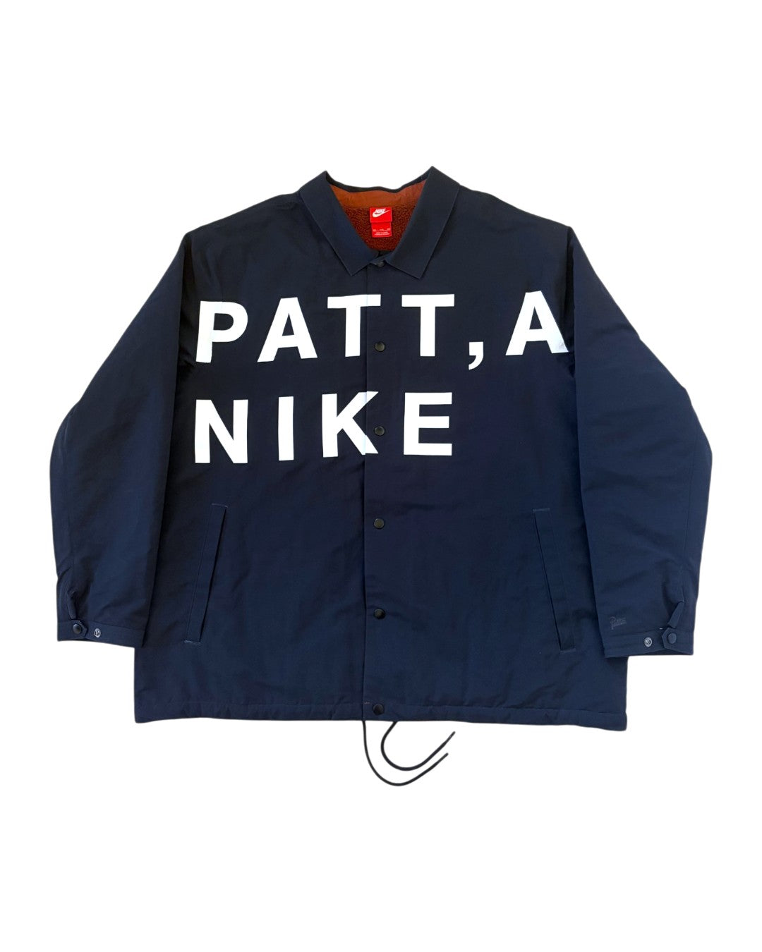 Nike X Patta Coach Jacket Dark Obsidian XXL