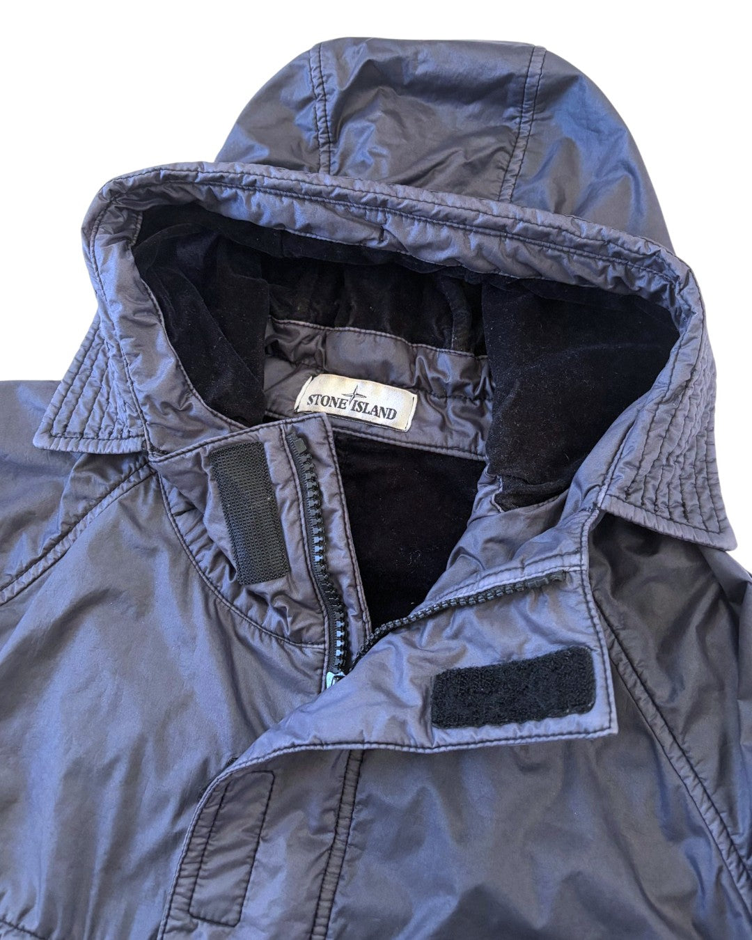 Stone Island Lamy Flock Jacket Black L