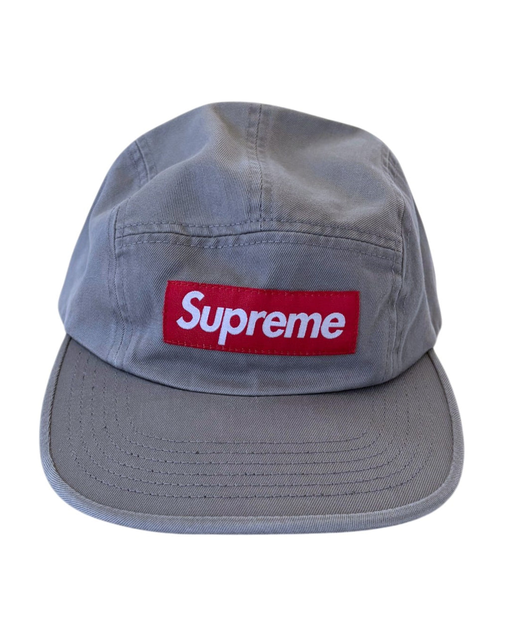 Supreme 5-Panel Cap Grey One Size