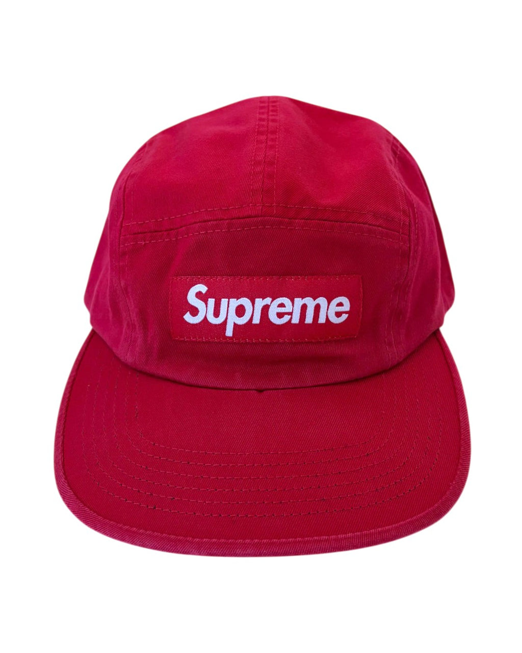 Supreme 5-Panel Cap Red One Size