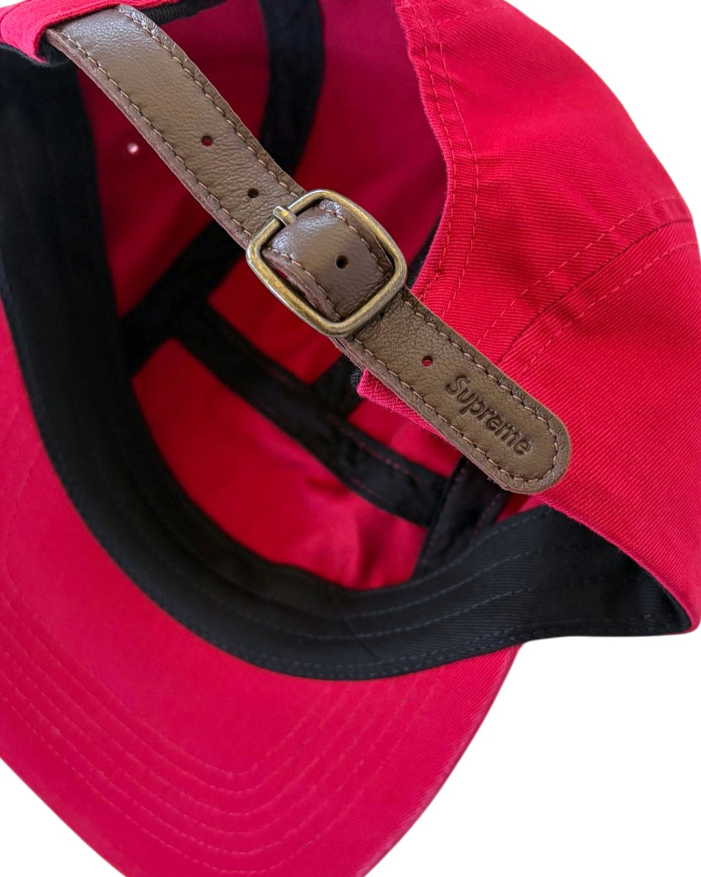Supreme 5-Panel Cap Red One Size