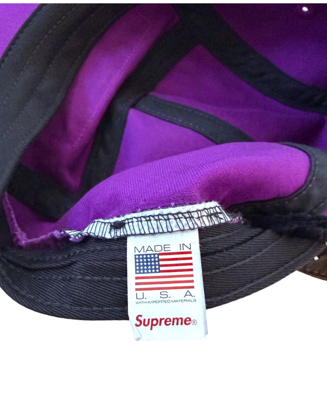 Supreme 5-Panel Cap Purple One Size