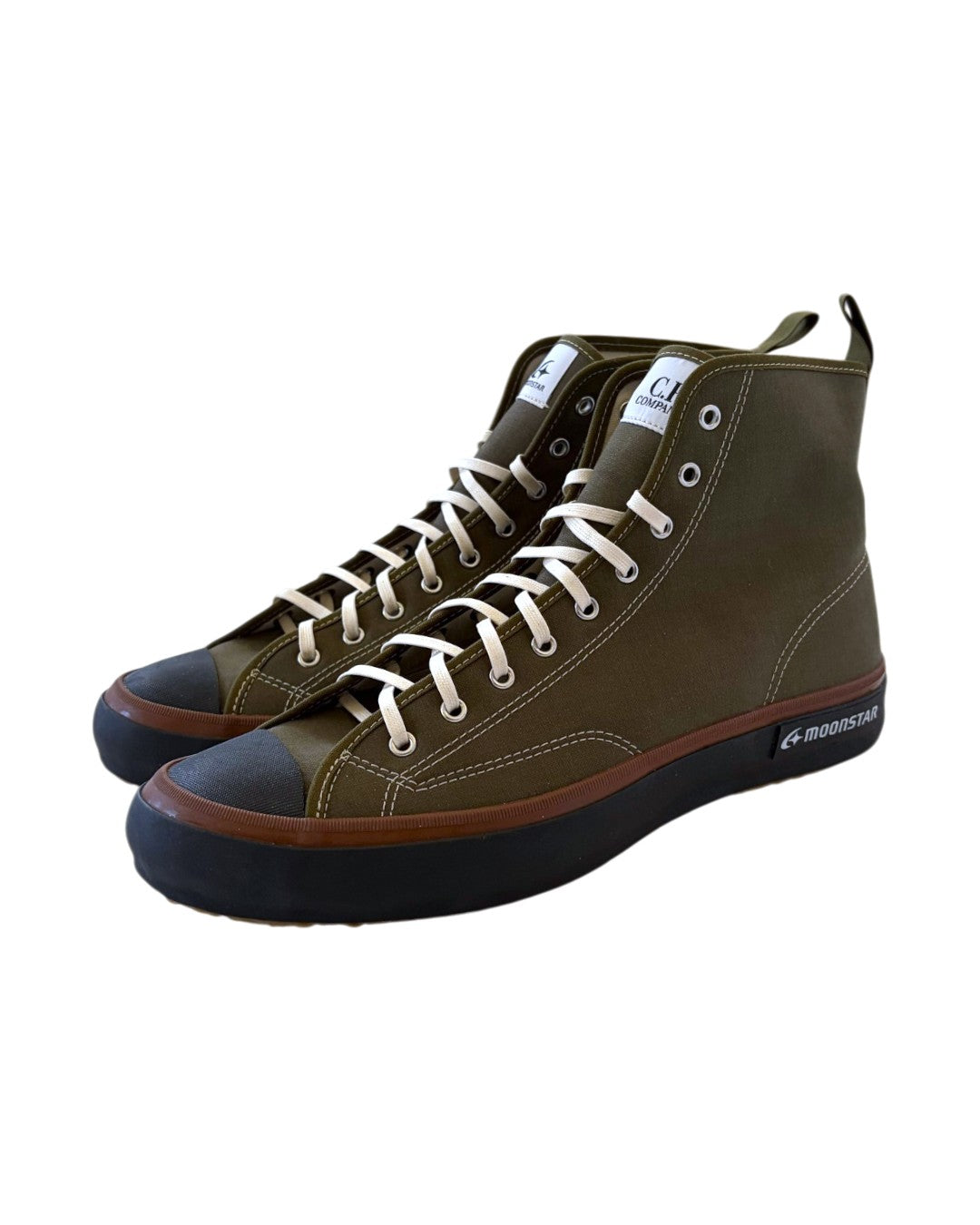 C.P. Company x Moonstar Mais B Hi Basket Boots Ivy Green 44