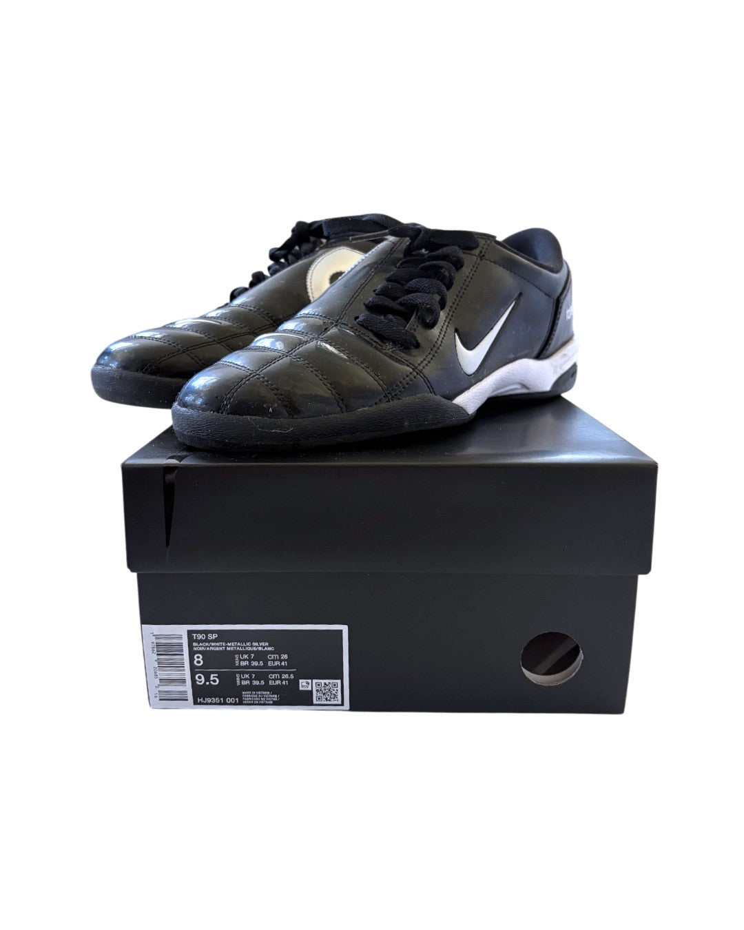 Nike Total 90 SP Sneakers Black/White-Metallic Silver 41