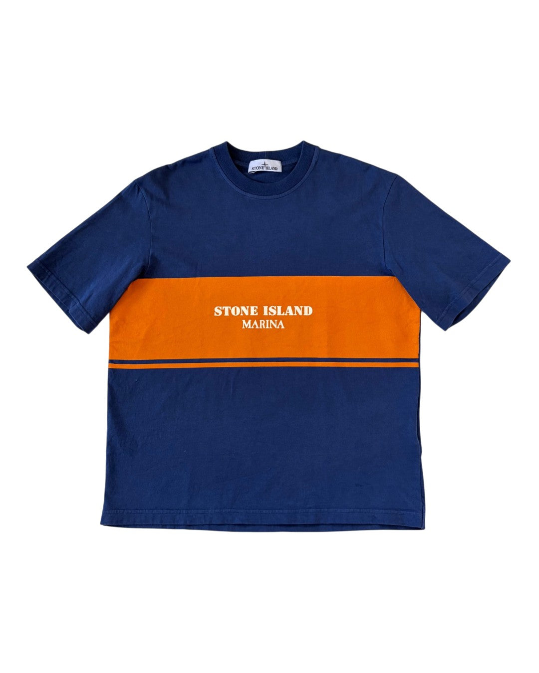 Stone Island Marina T-Shirt Blue/Orange S