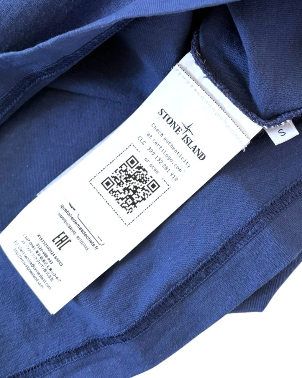 Stone Island Marina T-Shirt Blue/Orange S