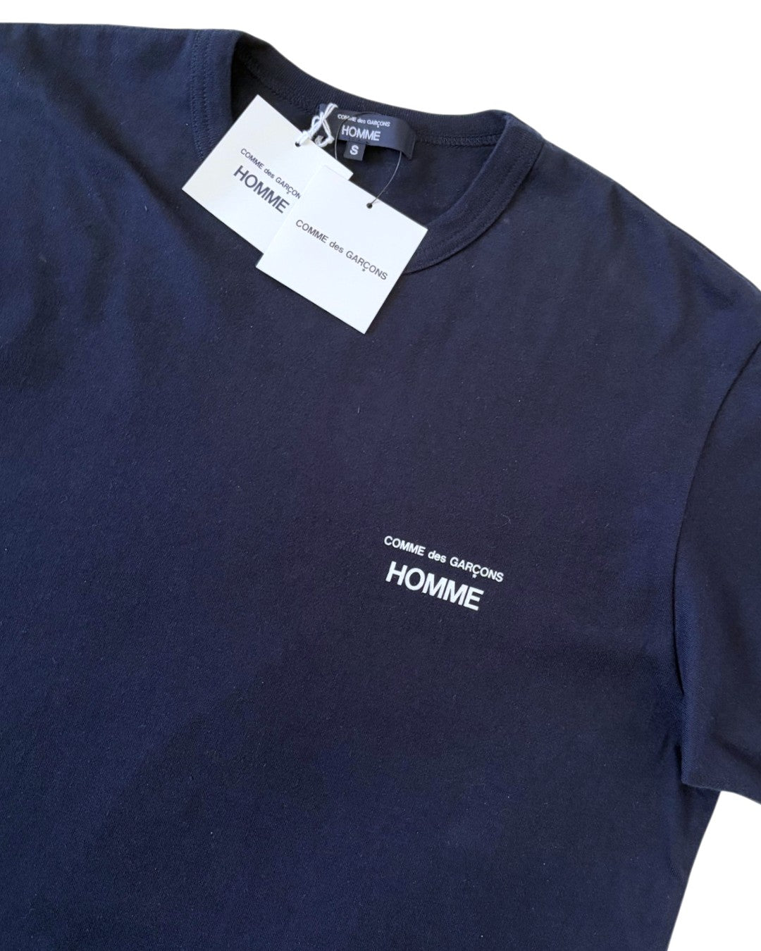 Comme Des Garçons Homme T-Shirt Navy Blue S