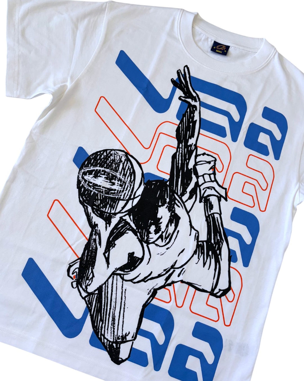 Corteiz x V.A.A. Virgil Abloh T-Shirt White/Blue M
