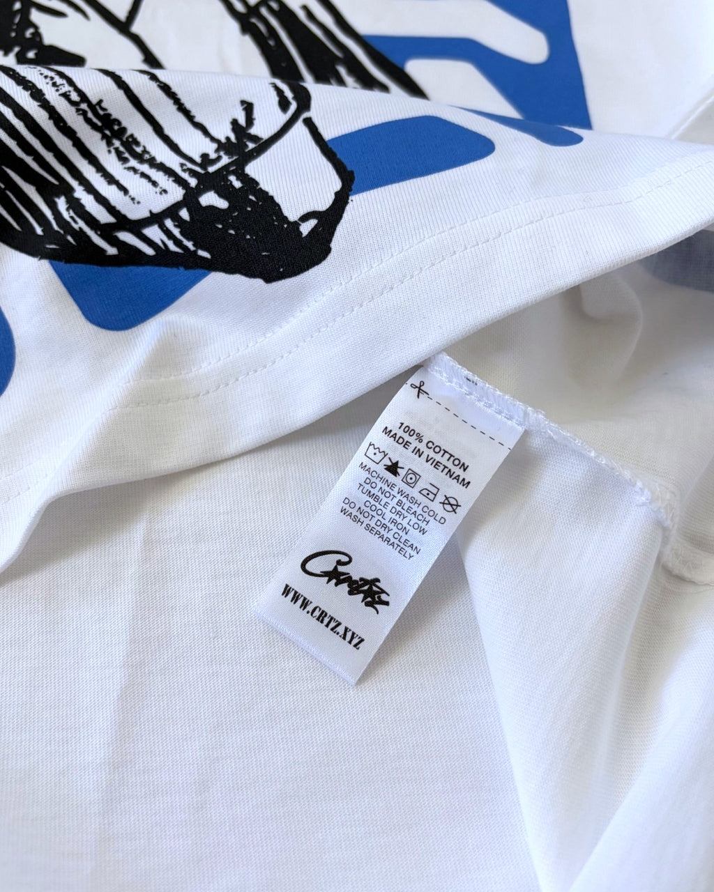Corteiz x V.A.A. Virgil Abloh T-Shirt White/Blue S