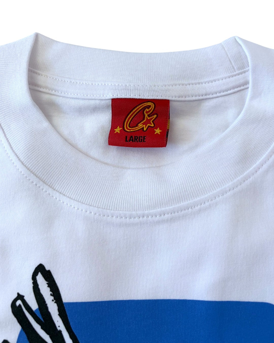 Corteiz x V.A.A. Virgil Abloh T-Shirt White/Blue L