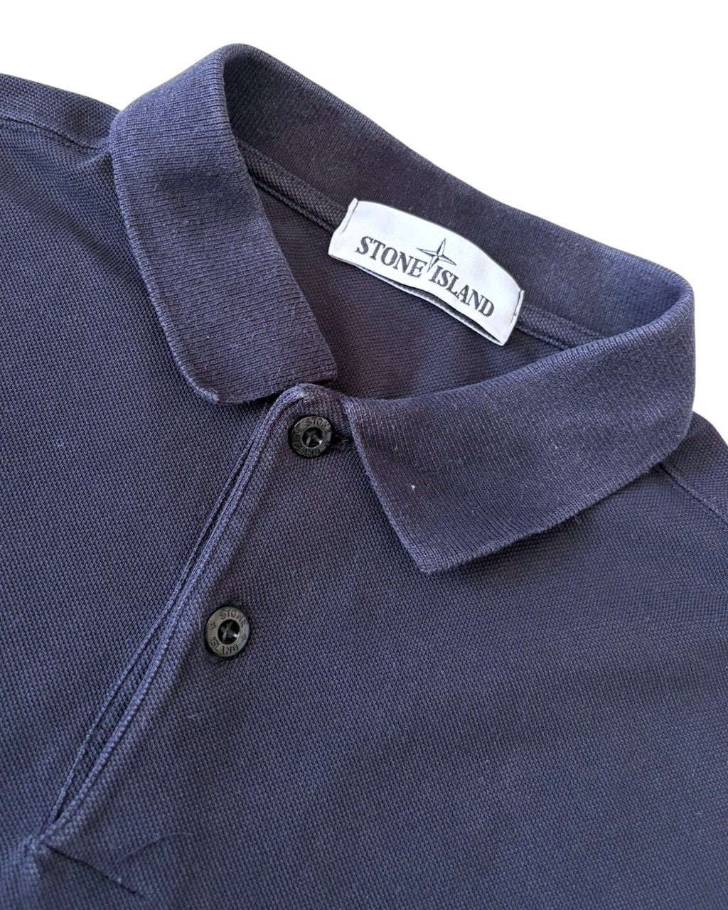 Stone Island Stellina Longsleeve Polo Navy Blue L