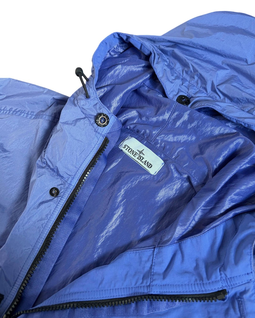 Stone Island Garment Dyed Crinkle Reps-NY Jacket Lavender L