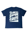 Corteiz 'Lundun' Graphic T-shirt Navy Blue Medium