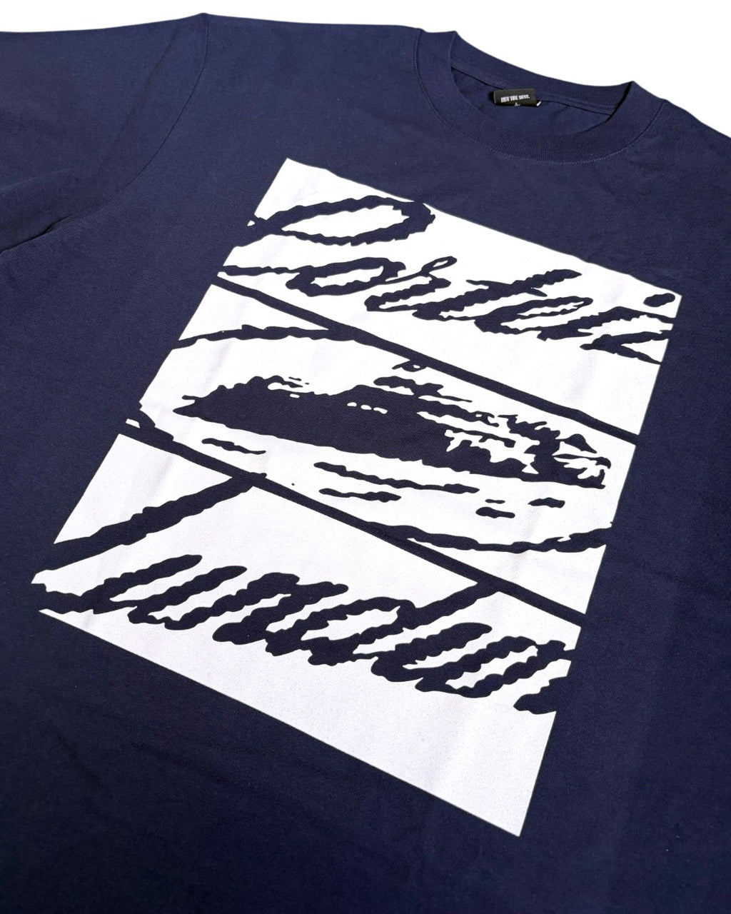 Corteiz 'Lundun' Graphic T-shirt Navy Blue Medium