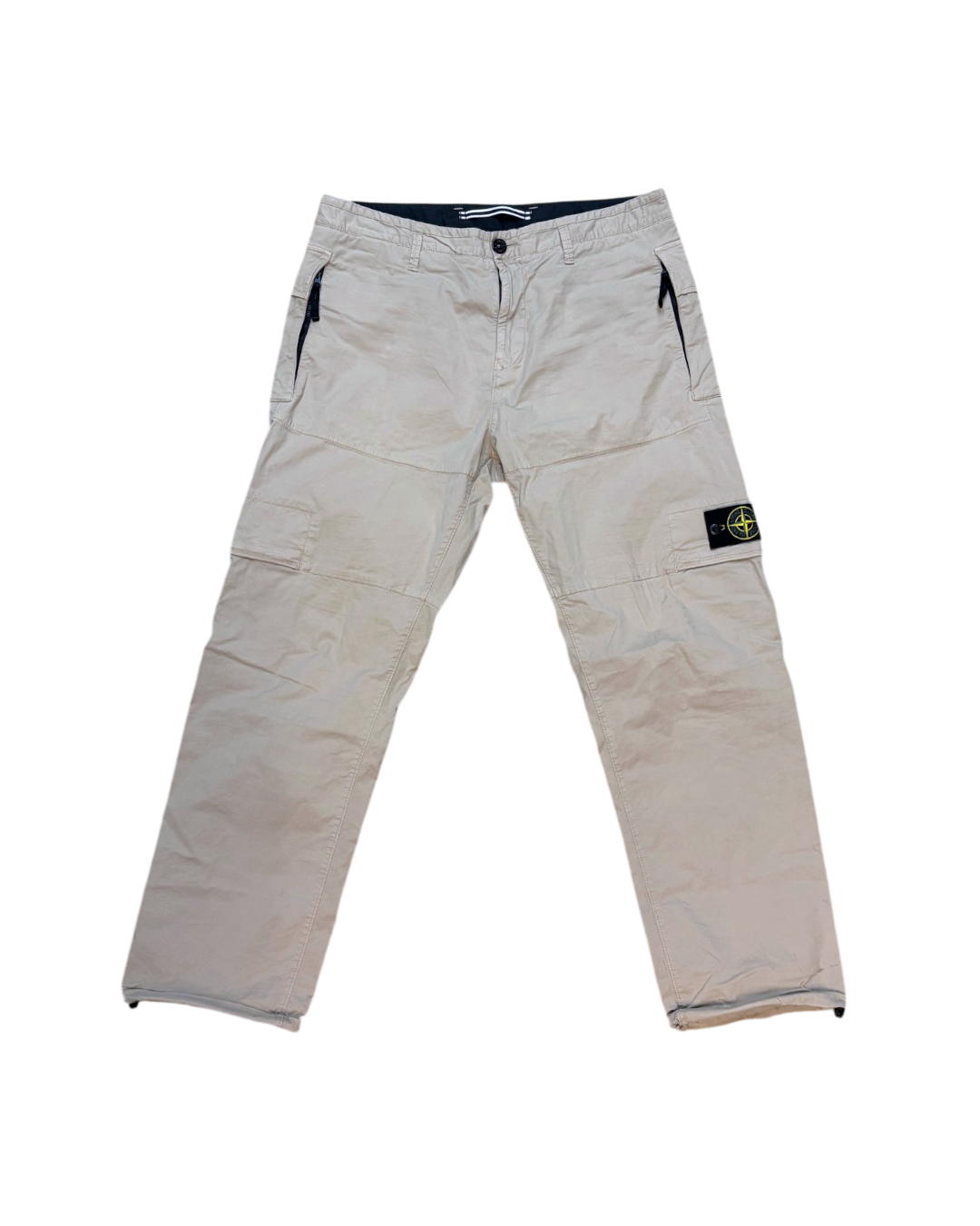 Stone Island Cotton Straight Fit Beige Cargo 34