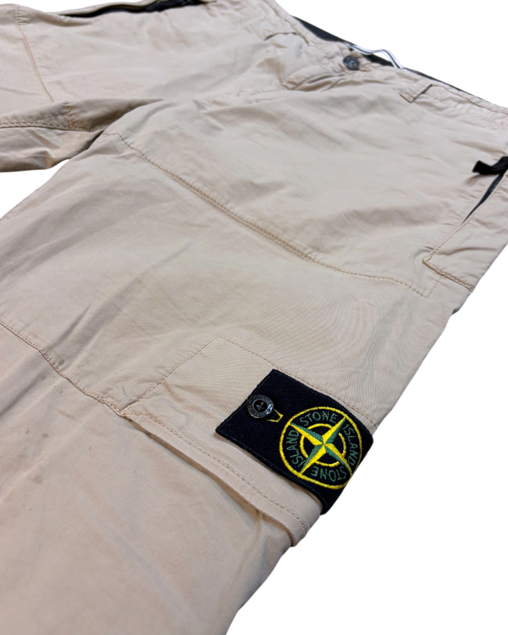 Stone Island Cotton Straight Fit Beige Cargo 34