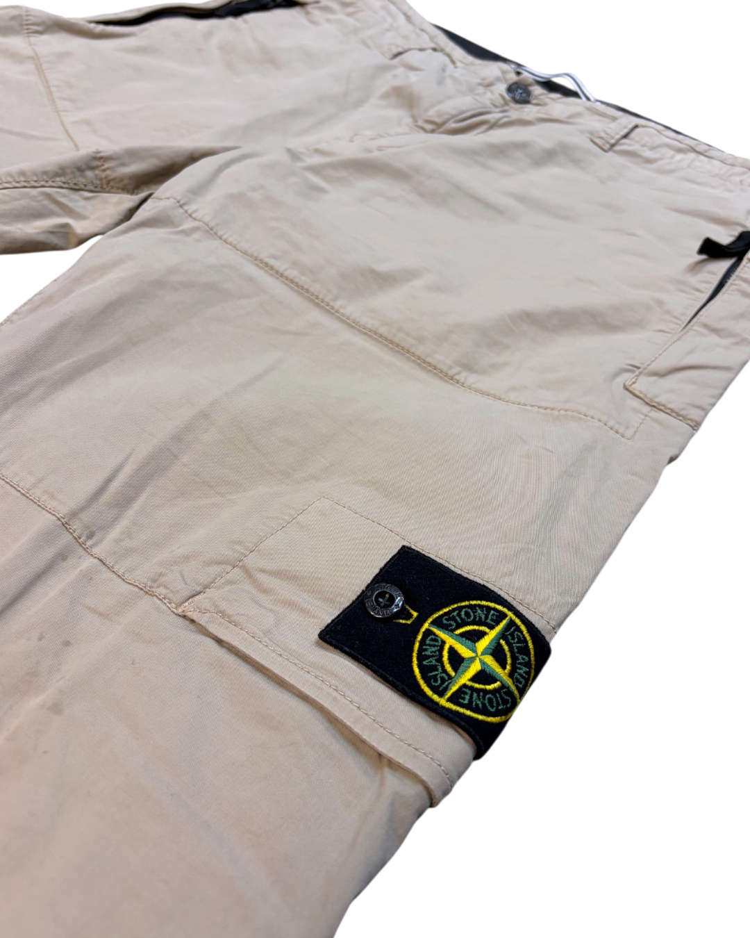 Stone Island Cotton Straight Fit Beige Cargo 34