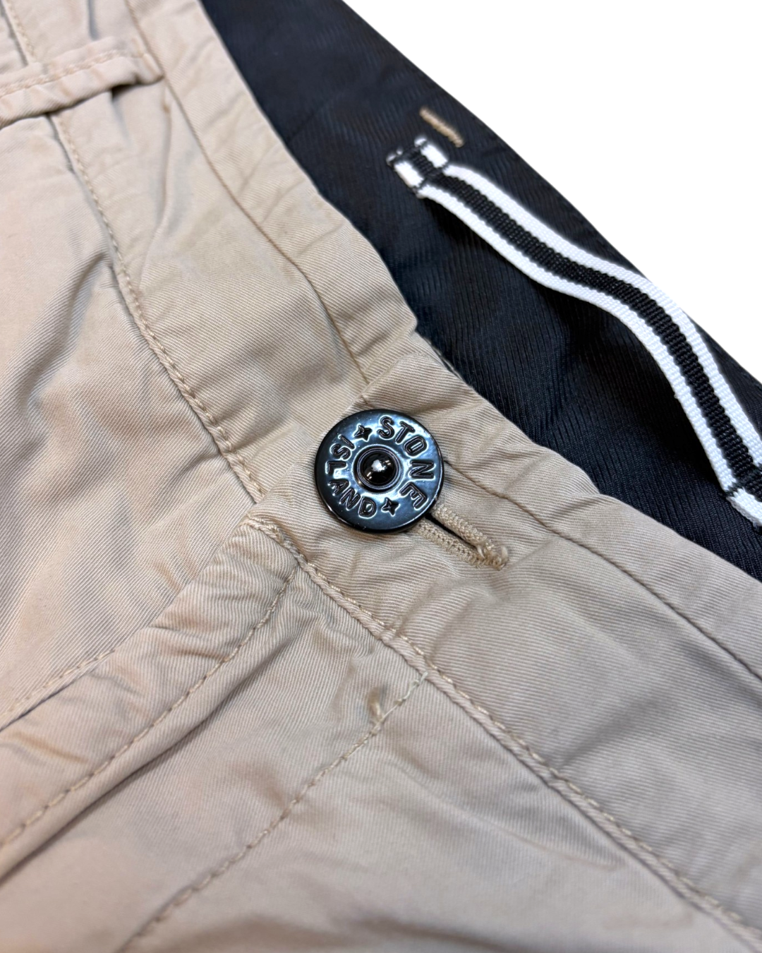 Stone Island Cotton Straight Fit Beige Cargo 34