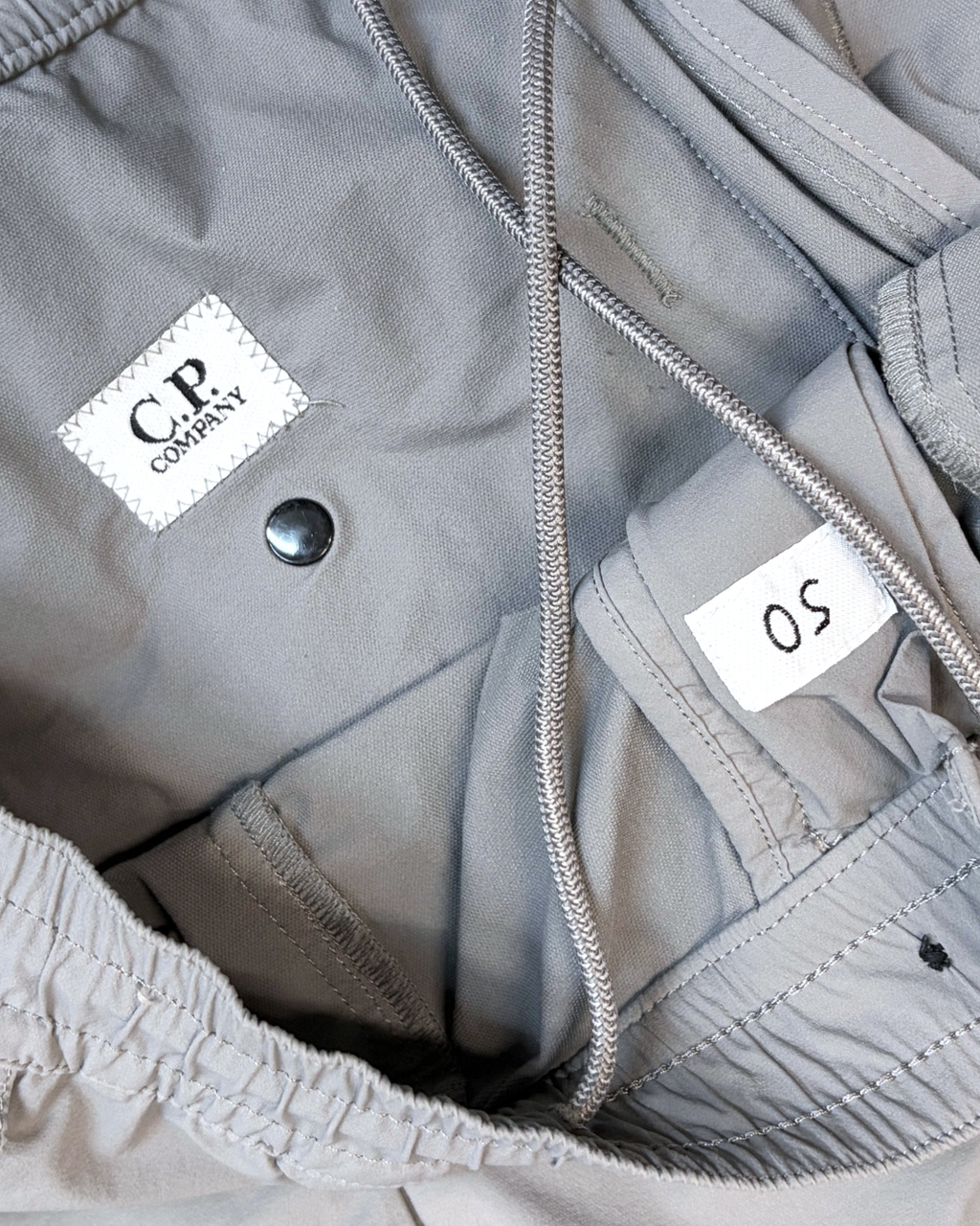 C.P. Company Nylon Grey Tapered Cargo 50