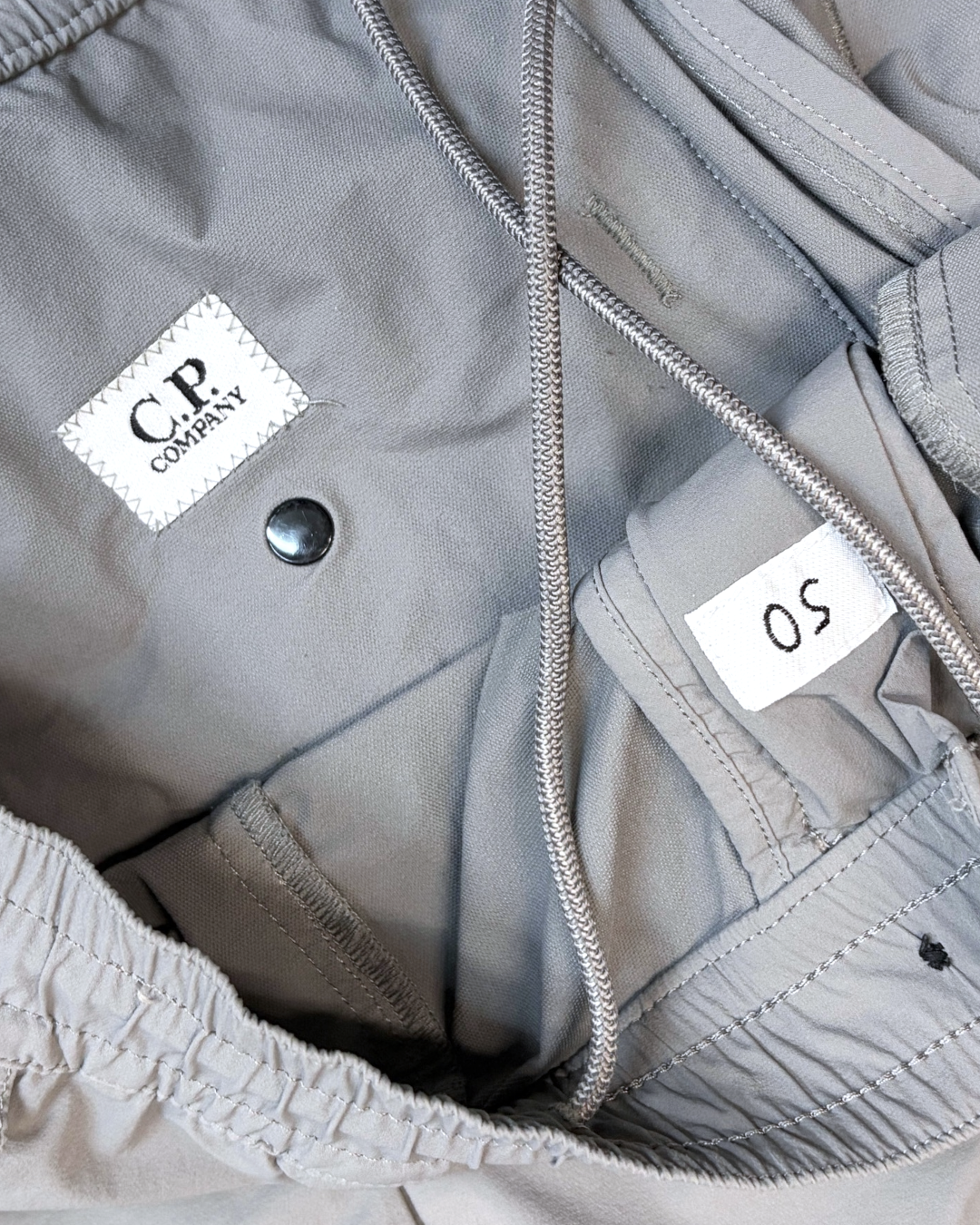 C.P. Company Nylon Grey Tapered Cargo 50