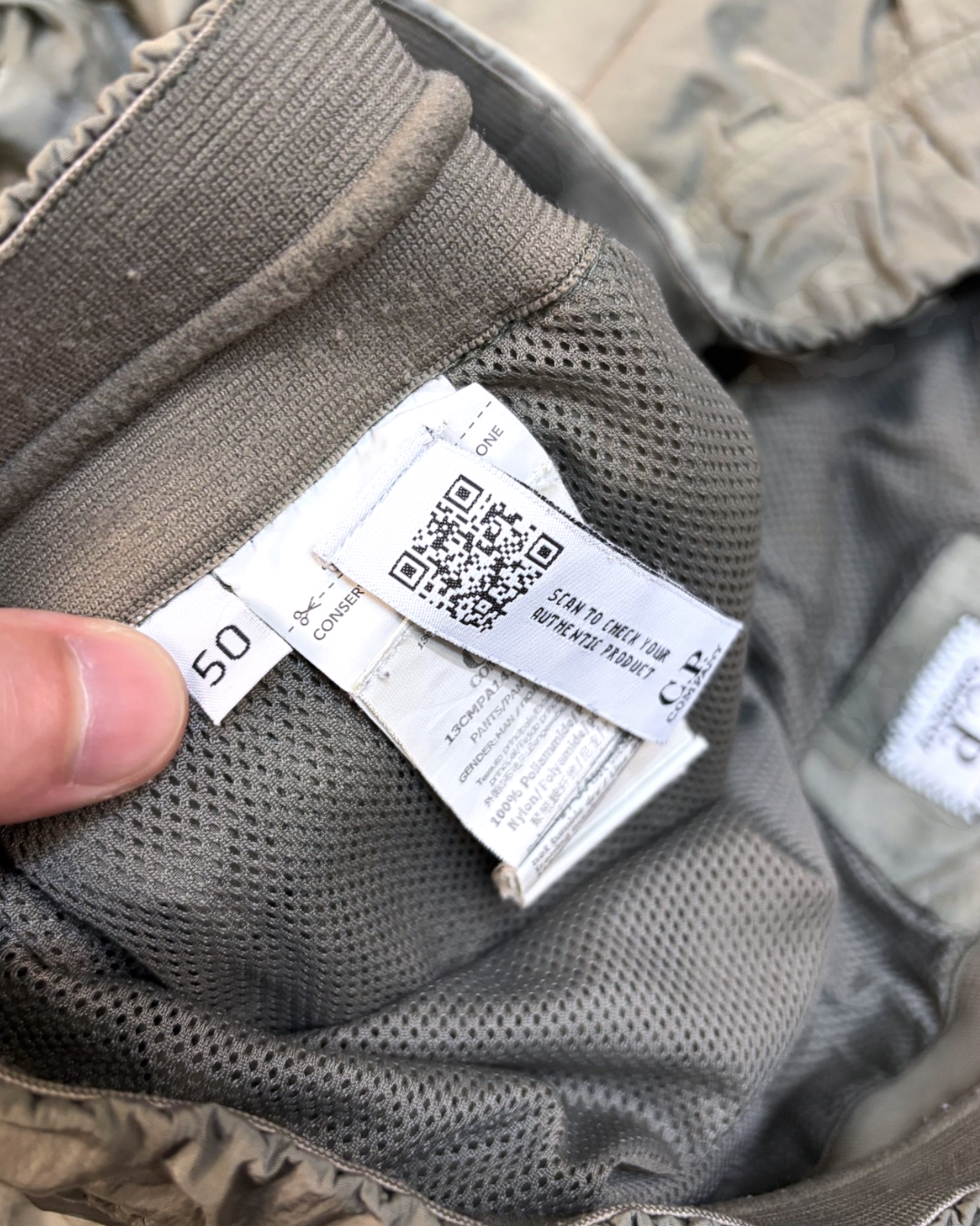 C.P. Company Nylon Metal Green Tapered Cargo 50