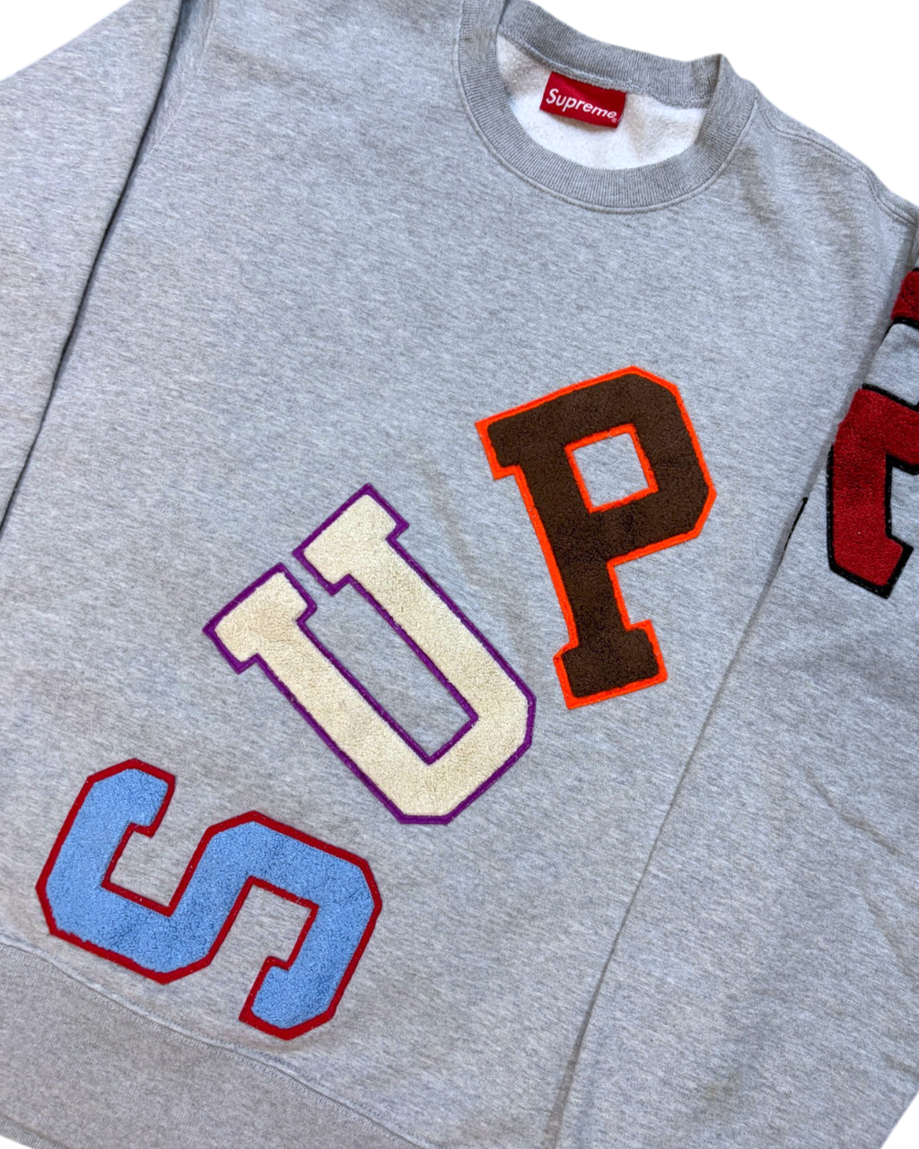 Supreme Big Arc Sweater Grey M
