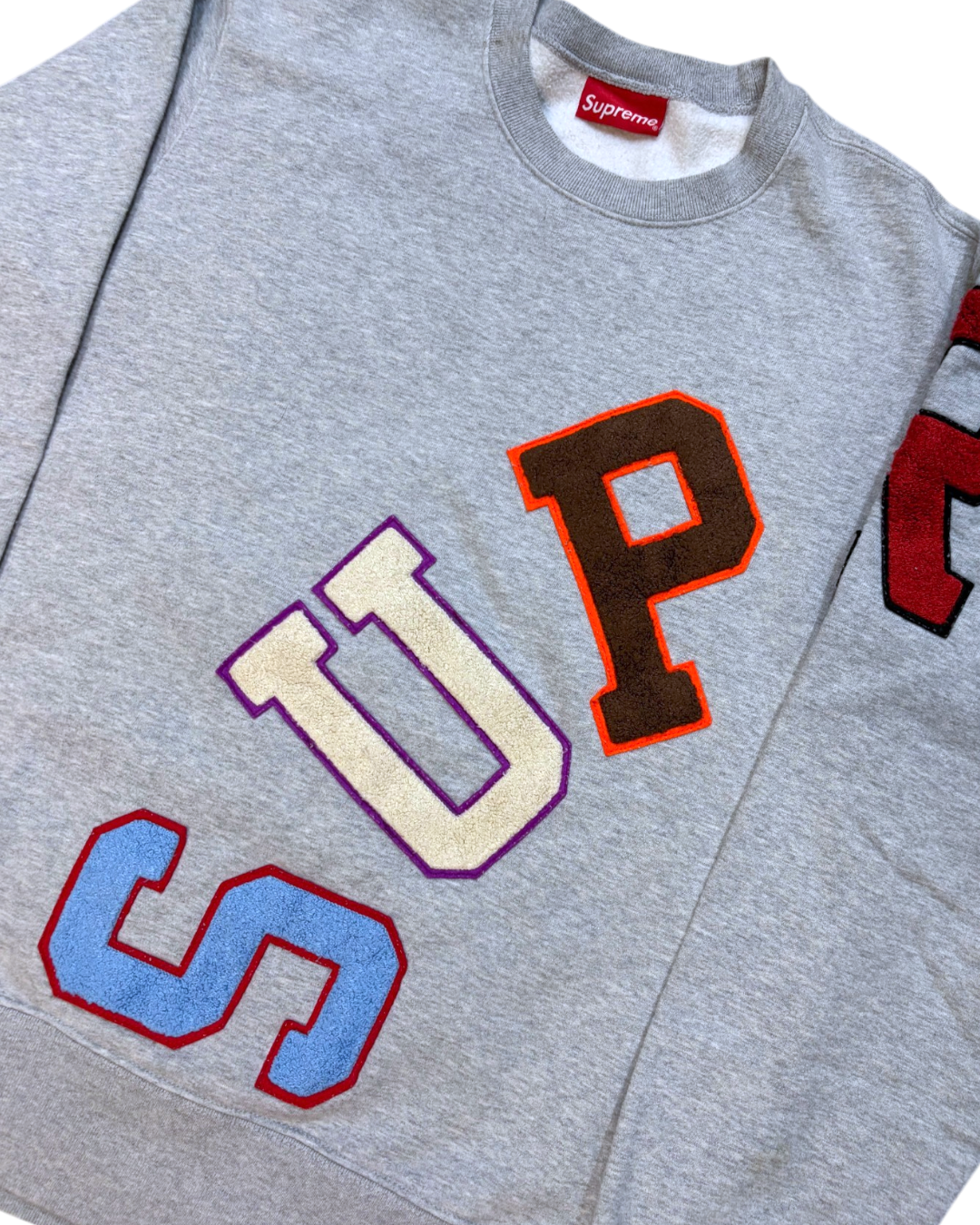 Supreme Big Arc Sweater Grey M