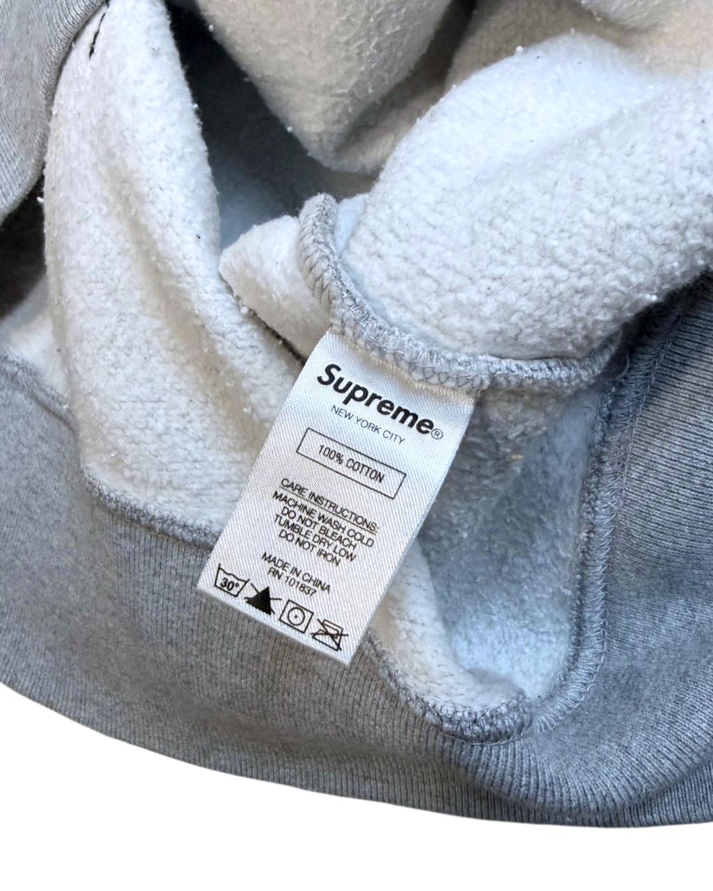 Supreme Big Arc Sweater Grey M