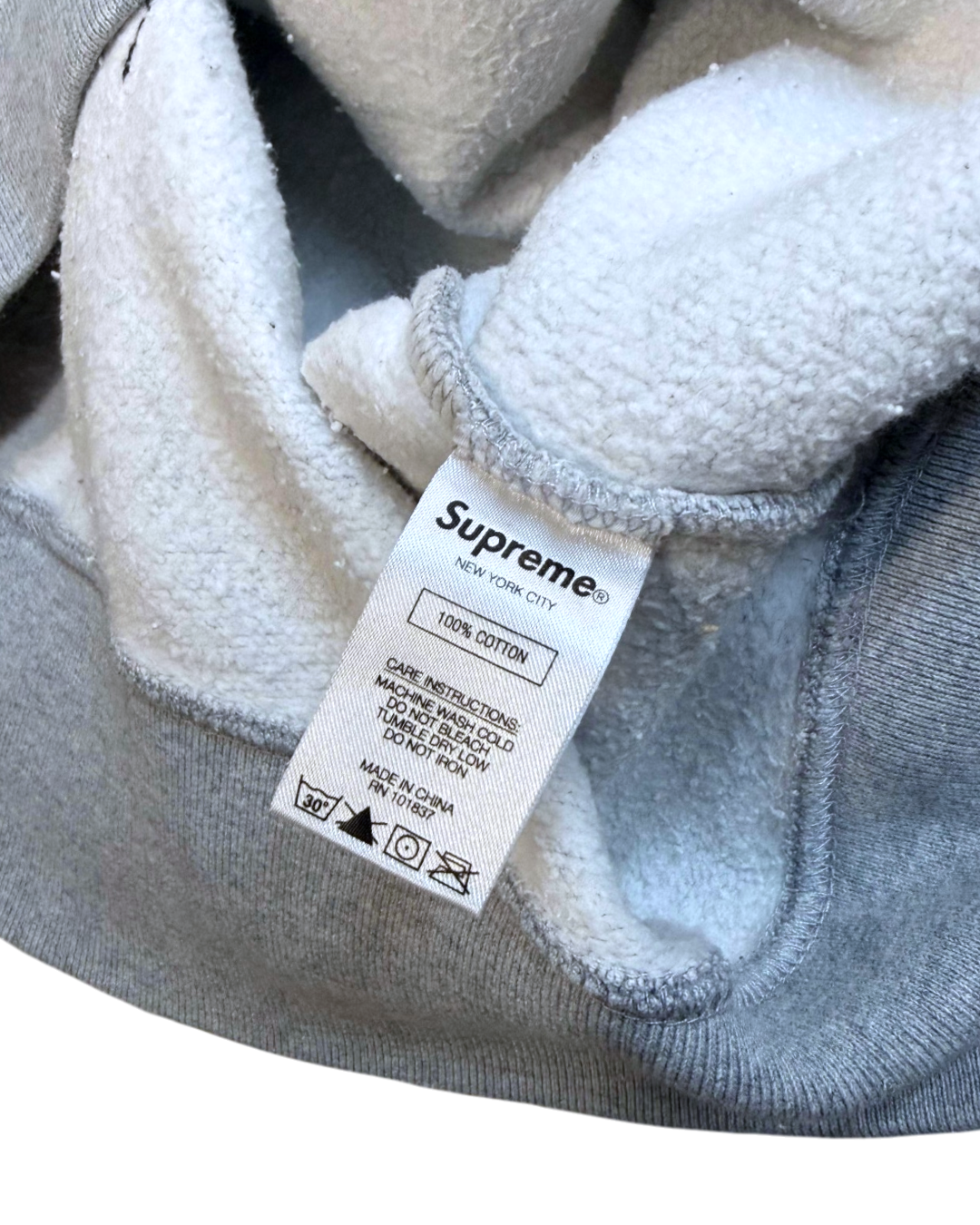 Supreme Big Arc Sweater Grey M