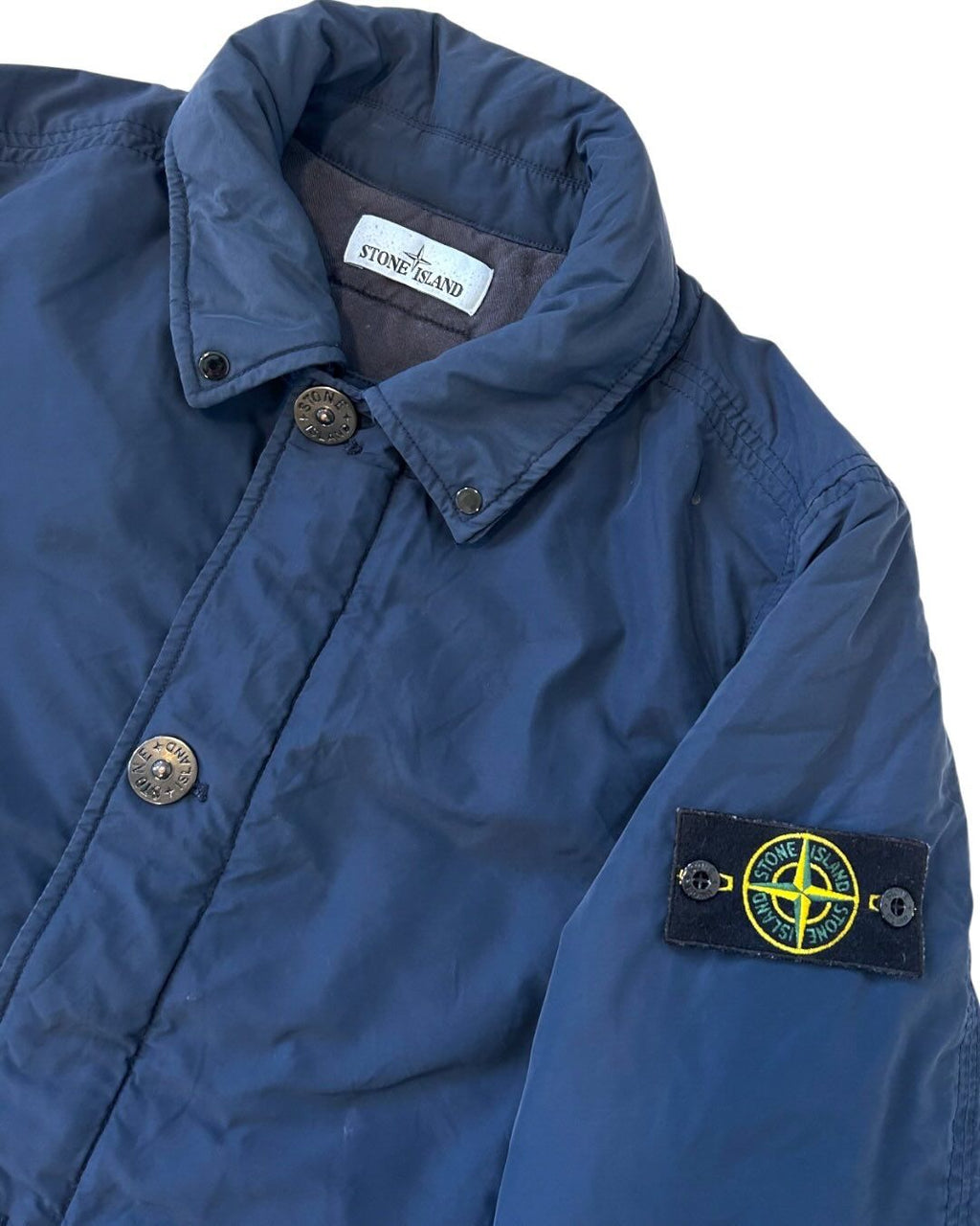 Stone Island Micro Reps Trenchcoat Navy Blue M