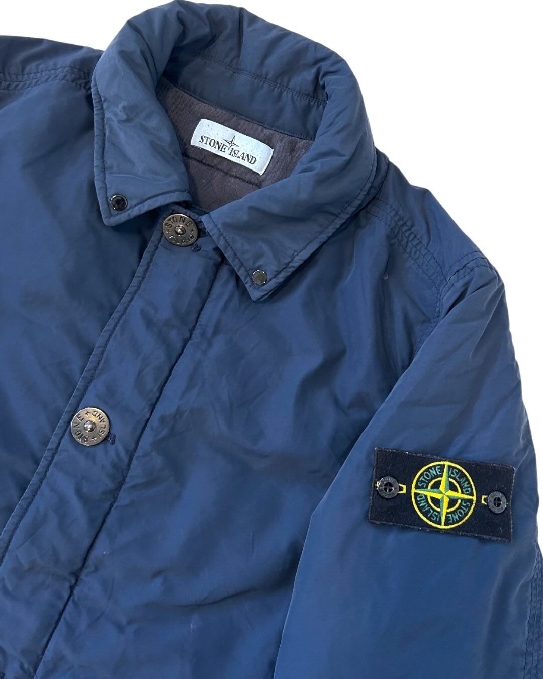 Stone Island Micro Reps Trenchcoat Navy Blue M