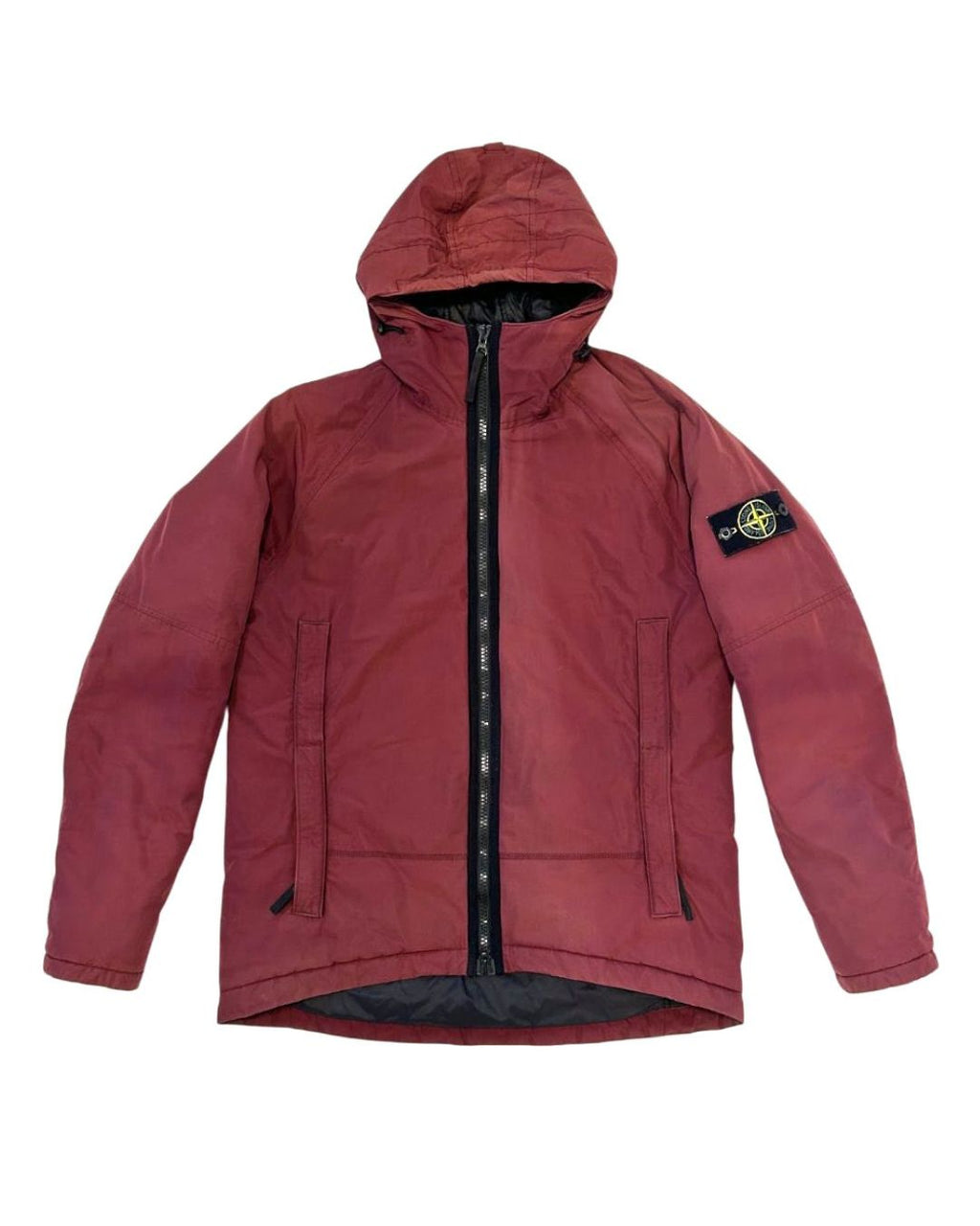 Stone Island Micro Reps With Primaloft Jacket Burgundy M