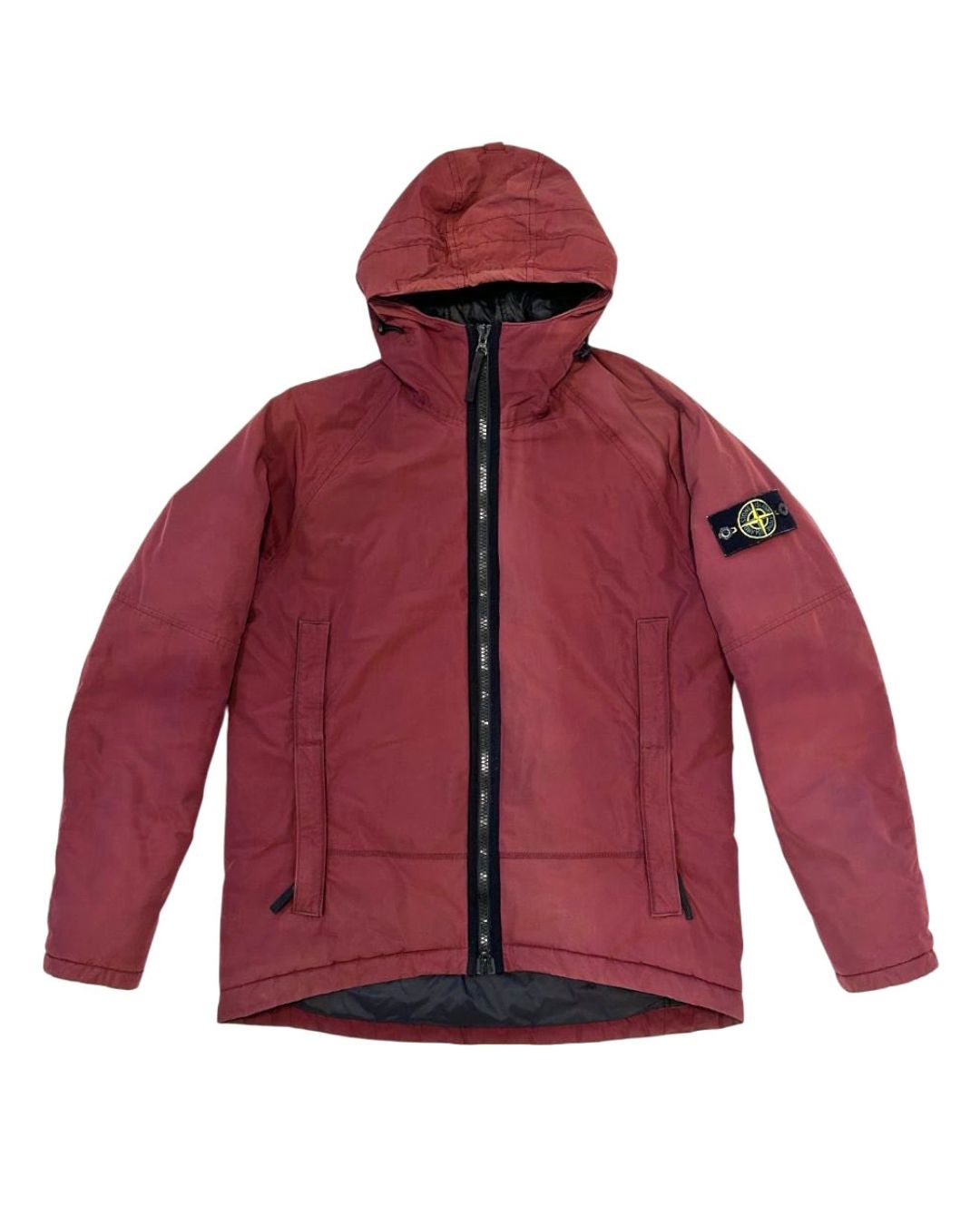 Stone Island Micro Reps With Primaloft Jacket Burgundy M