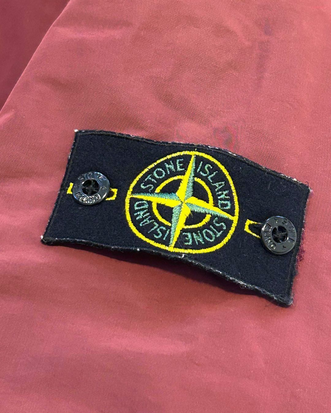 Stone Island Micro Reps With Primaloft Jacket Burgundy M